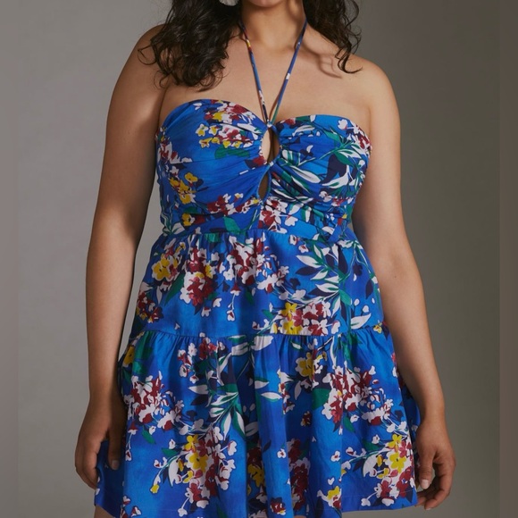 Anthropologie Emily Halter Mini Dress - Picture 1 of 10